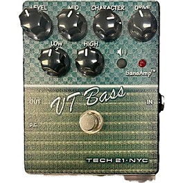 Used Tech 21 CSVTBDI Sansamp Character Series VT Bass DI Bass Effect Pedal