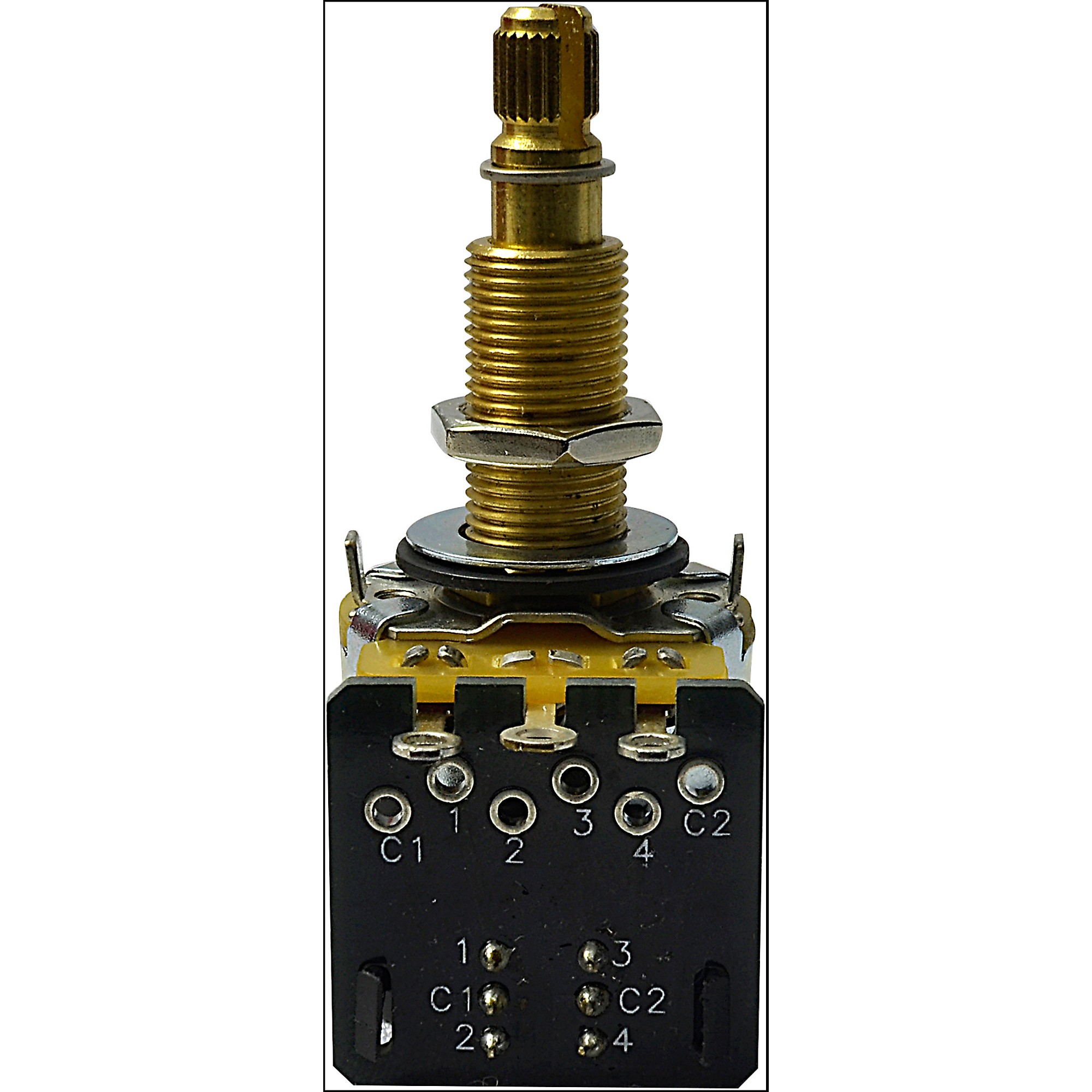 Mojotone CTS 500K Long Shaft DPDT PushPull Potentiometer Guitar Center
