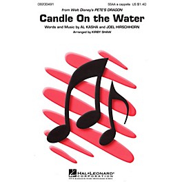 Hal Leonard Candle on the Water (from Pete's Dragon) SSAA A Cappella arranged by Kirby Shaw