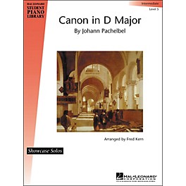 Hal Leonard Canon In D Major By Johann Pachelbel Showcase Solo Intermediate Level 5 Hal Leonard Student Piano Library by F...
