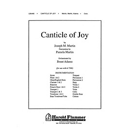 Shawnee Press Canticle of Joy Score & Parts composed by Joseph M. Martin