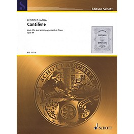 Schott Cantilène, Op. 84 (Viola and Piano) String Series Softcover