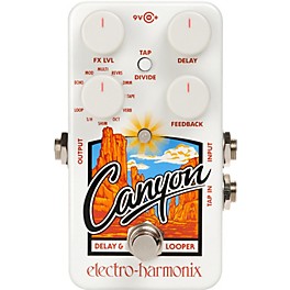 Open Box Electro-Harmonix Canyon Delay and Looper Pedal