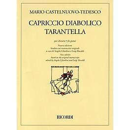 Ricordi Capriccio Diabolico and Tarantella (New Edition for Solo Guitar) Guitar Series