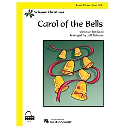 SCHAUM Carol Of The Bells (easy) Educational Piano Series Softcover