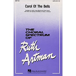 Hal Leonard Carol of the Bells 2-Part Arranged by Ruth Artman