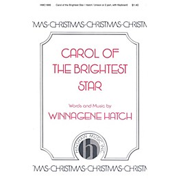 Hinshaw Music Carol of the Brightest Star UNIS composed by Winnagene Hatch