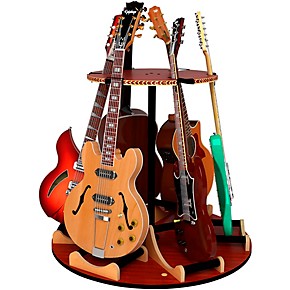 lazy susan guitar stand