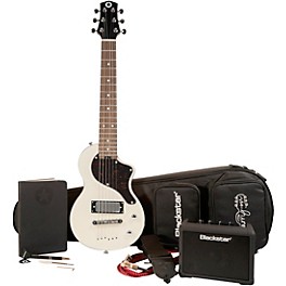 Blemished Blackstar CarryOn Travel Guitar Deluxe Pack with FLY3 Level 2 White 197881092184