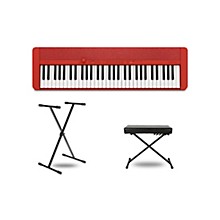 Casio Casiotone CT-S1 61-Key Portable Keyboard - Red | Guitar Center