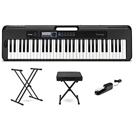 Casio Casiotone CT-S300 61-Key Digital Keyboard Essentials Bundle