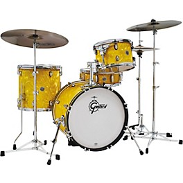 Gretsch Drums Catalina Club Jazz 4-Piece Shell Pack Yellow Satin Flame