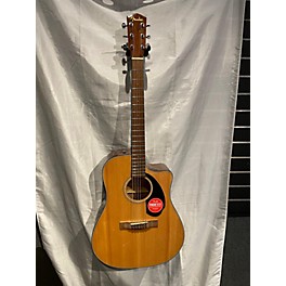 Used Fender Cd60sce Acoustic Electric Guitar