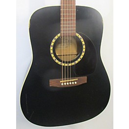 Used Art & Lutherie Cedar Black Acoustic Guitar