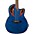 Ovation Celebrity Elite Plus Acoustic-Electric Guitar Quilted Maple Trans Blue