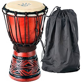 X8 Drums Celtic Labyrinth Djembe Drum 6.75 x 12 in.