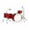 Ludwig Centennial Zep 4-Piece Shell Pack Red Sparkle