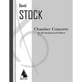 Lauren Keiser Music Publishing Chamber Concerto for Saxophone and Six Players - Full Score LKM Music Series Composed by Da...