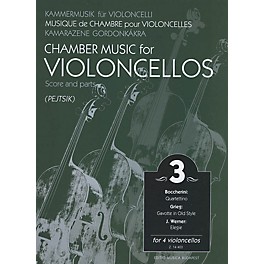 Editio Musica Budapest Chamber Music for Four Violoncellos - Volume 3 (Score and Parts) EMB Series Composed by Edvard Grieg