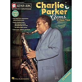 Hal Leonard Charlie Parker Gems Jazz Play Along Series Softcover with CD Performed by Charlie Parker