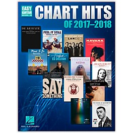 Hal Leonard Chart Hits of 2017-2018 - Easy Guitar Softcover - TAB