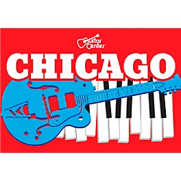 Guitar Center Chicago Guitar and Keyboard Graphic Sticker