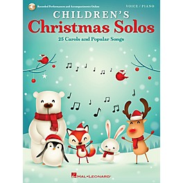 Hal Leonard Children's Christmas Solos (25 Carols and Popular Songs) Voice/Piano Book/Audio Online
