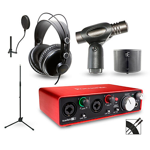 Focusrite Choose Your Mic Recording Package with Scarlett 2i2 and MH310 ...