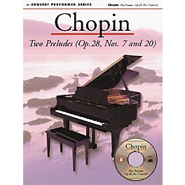 Music Sales Chopin: Two Preludes (Op. 28, Nos. 7 and 20) Music Sales America Series Softcover with disk
