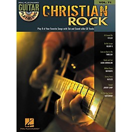 Hal Leonard Christian Rock Guitar Play-Along Volume 71 Book/CD