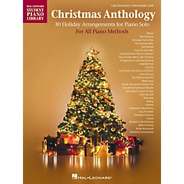 Hal Leonard Christmas Anthology Piano Library Series Book by Various (Level Late Elem to Early Inter)