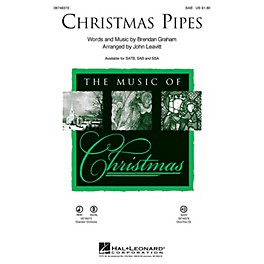 Hal Leonard Christmas Pipes SAB arranged by John Leavitt