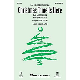Hal Leonard Christmas Time Is Here SATB arranged by Robert Sterling