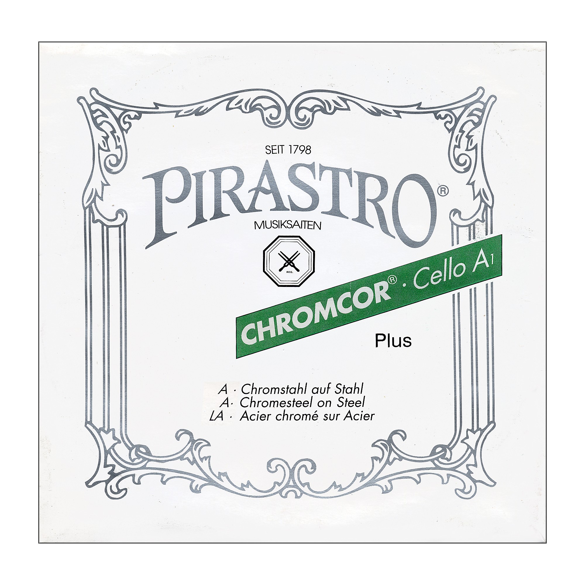 Pirastro Chromcor Plus 4/4 Size Cello Strings 4/4 Size A String ...