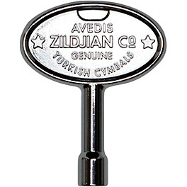 Zildjian Chrome Drum Key with Zildjian Trademark