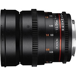 Rokinon Cine DS 24 mm T1.5 Wide-Angle Cine Lens for Canon EF