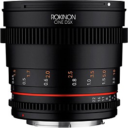 Open Box Rokinon Cine DSX 50mm T1.5 Cine Lens for Canon EF