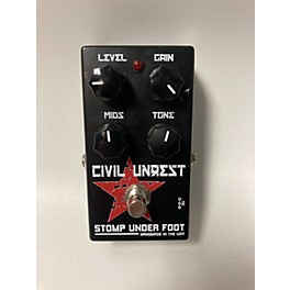 Used Stomp Under Foot Civil Unrest Effect Pedal