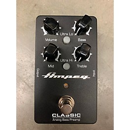 Used Ampeg Classic Analog Bass Pre Amp Bass Effect Pedal