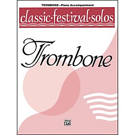 Alfred Classic Festival Solos (Trombone) Volume 1 Piano Acc.