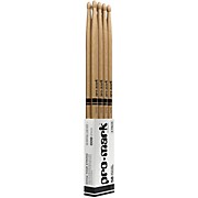 Classic Forward Hickory Drum Sticks, Buy 3 Pair, Get 1 Pair Free 5B Wood Tip