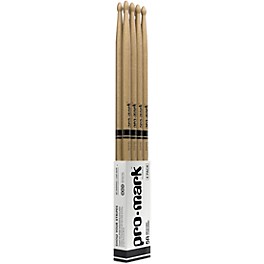 Promark Classic Forward Hickory Oval Wood Tip Drum Sticks 4-Pack