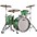 Ludwig Classic Maple 3-Piece Pro Beat Shell Pack With 24" Bass Drum Green Sparkle