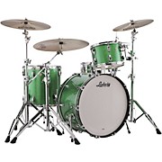 Classic Maple 3-Piece Pro Beat Shell Pack with 24 in. Bass Drum Green Sparkle