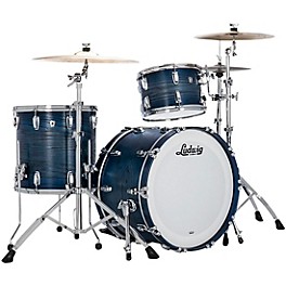 Ludwig Classic Oak 3-Piece Fab Shell Pack With 22" Bass Drum Blue Burst