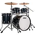 Ludwig Classic Oak 4-Piece Studio Shell Pack With 22" Bass Drum Hybrid Black Sparkle