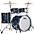 Ludwig Classic Oak 4-Piece Studio Shell Pack with 22 in. Bass Drum Blue Burst