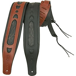 Blemished Levy's Classic Padded leather guitar strap Level 2 Walnut 197881182618