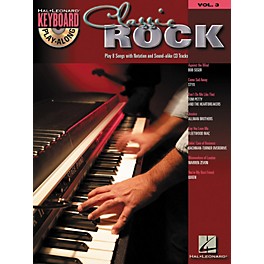 Hal Leonard Classic Rock: Keyboard Play-Along Series, Volume 3 (Book/CD)