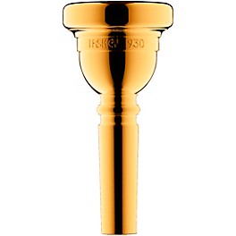 Laskey Classic Series Large Shank Bass Trombone Mouthpiece in Gold